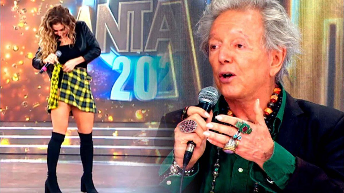 Pepito Cibri&aacute;n critic&oacute; el vestuario de Adabel Guerrero en el Cantando... &iexcl;y ella se quit&oacute; la pollera en vivo!