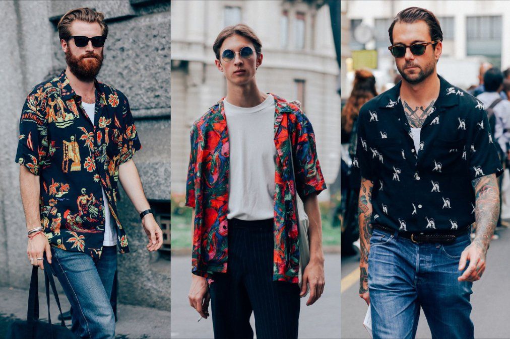 Camisas hawaianas, la tendencia en hombres este 2018