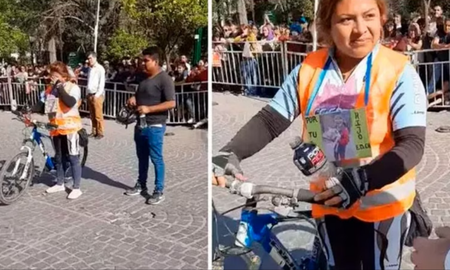 Pedaleó 190 kilómetros hasta la Catedral de Salta para que su hijo no sufriera más bullying Pedaleó 190 kilómetros hasta la Catedral de Salta para que su hijo no sufriera más bullying