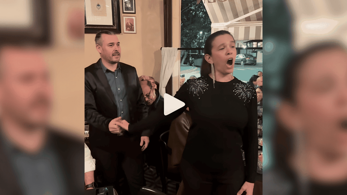 Cecilia Vaca Cardozo y Andrés Novero: las voces detrás del flashmob en El Nacional.