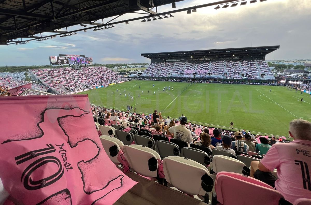 Los hinchas del Inter Miami prepararon todo para recibir a Lionel Messi.