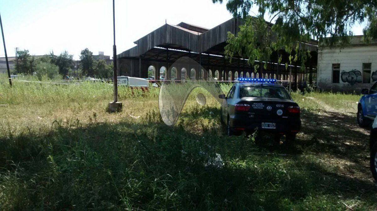 El lugar donde fue encontrado el cuerpo de Gisela Bustamante.