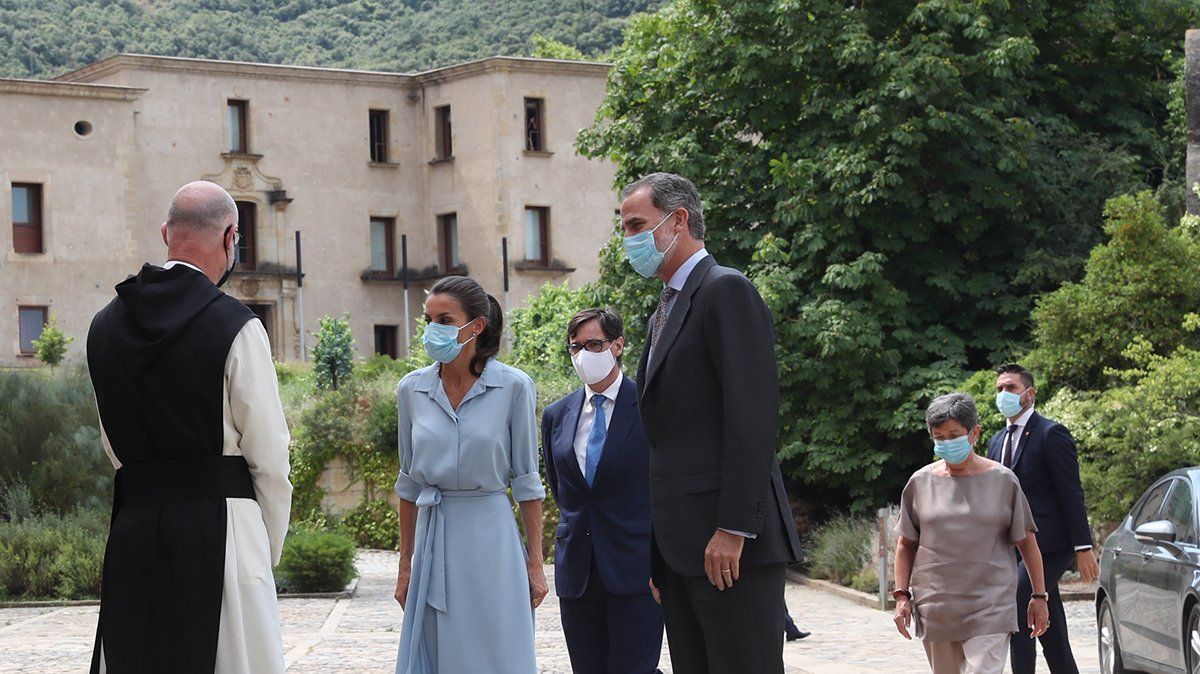 Felipe VI y Letizia Ortiz en Catalu&ntilde;a este lunes.