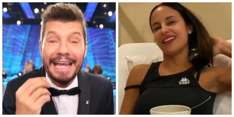Tinelli fue a visitar a Lourdes Sánchez a la clínica y se encontró con una situación desopilante