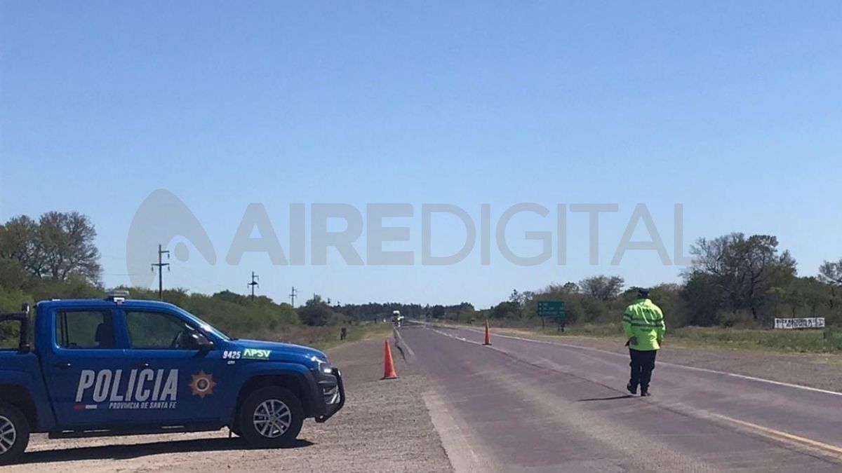 El operativo se realizaba sobre la ruta 2°, en el barrio Paprocky, Monte Vera.