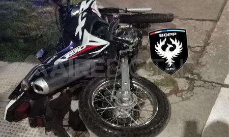 Detuvieron a un motochorro menor de edad, tras robar una moto Detuvieron a un motochorro menor de edad, tras robar una moto
