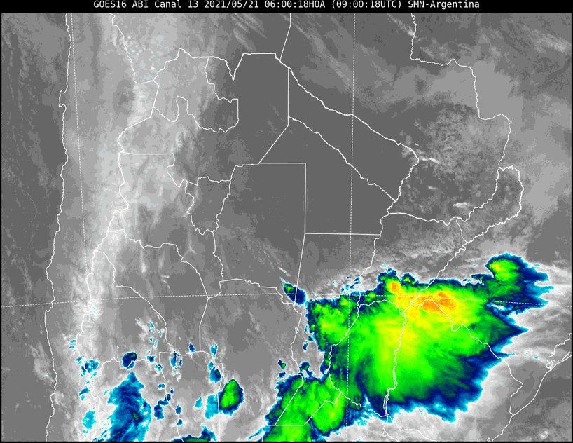 Imágenes satelitales.