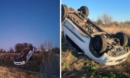 un santafesino de 45 anos mordio la banquina y volco su camioneta a la vera de la ruta 11 un santafesino de 45 anos mordio la banquina y volco su camioneta a la vera de la ruta 11