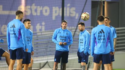 Mundial de Qatar 2022: la Selección Argentina volvió a los entrenamientos de cara a la final con Francia