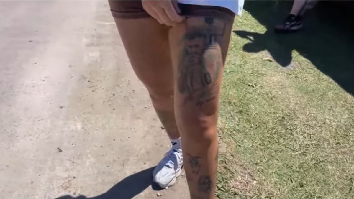 El tatuaje de Lionel Messi.