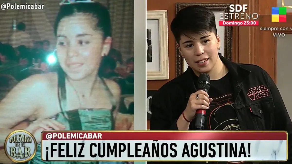 Agustina Vivero, popularmente conocida como Cumbio, festejó su cumpleaños junto a Mariano Iúdica y el equipo de Polémica en el bar.