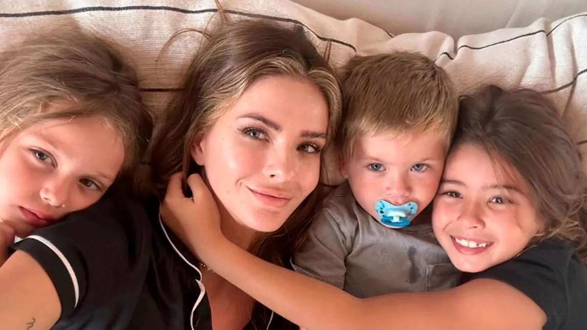 La China Suárez y sus hijos se encuentran pasando tiempo juntos.