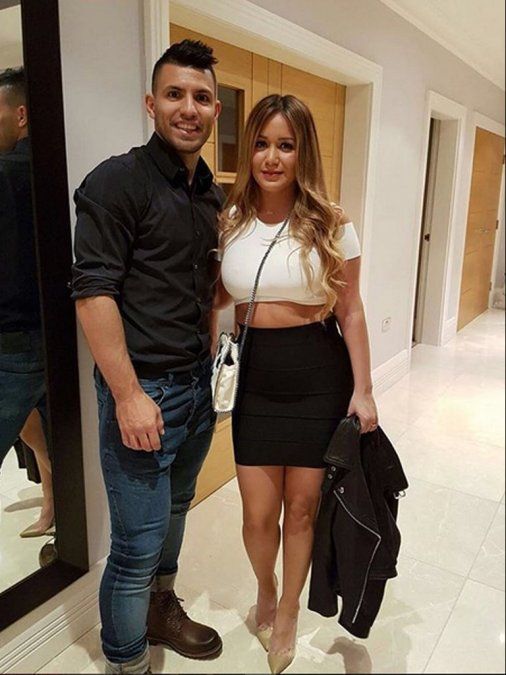 Karina "La Princesita" junto al Kun