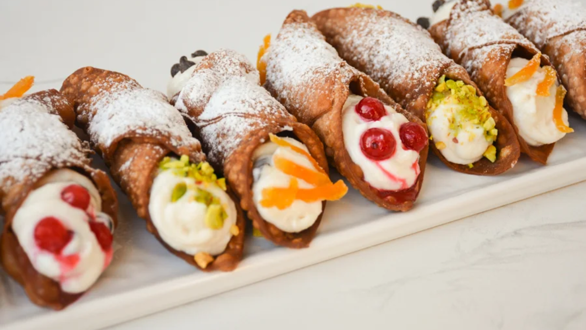 Receta de cannolis sicilianos.