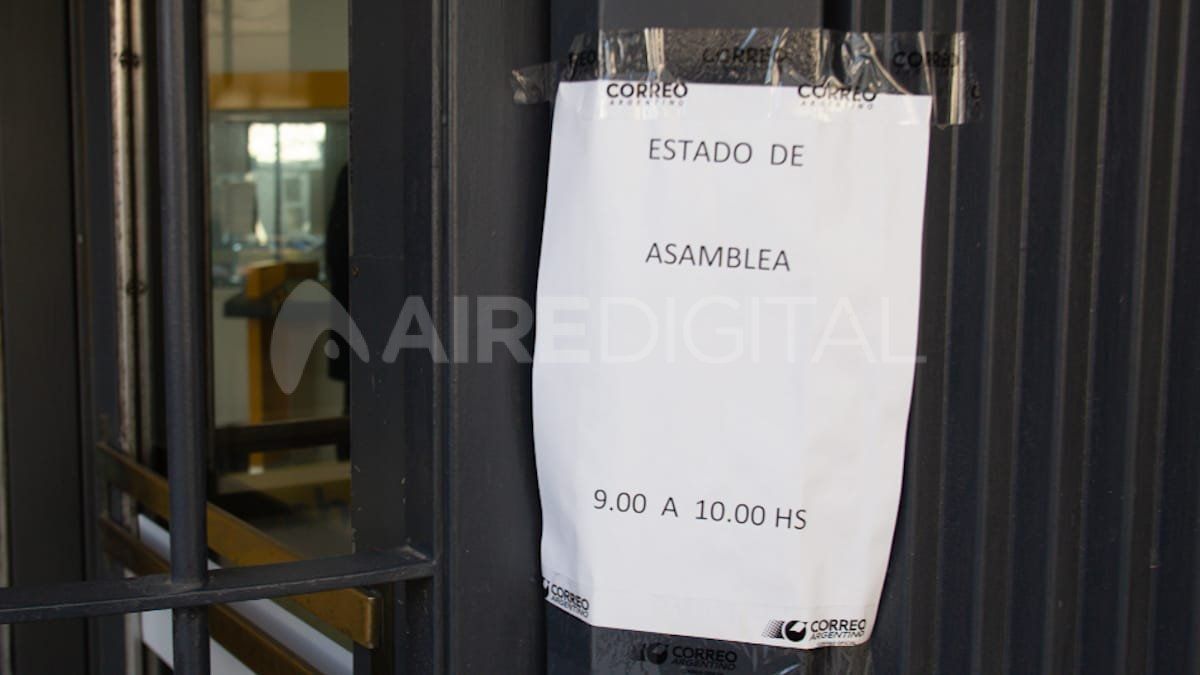 Estado de asamblea en el Correo Argentino