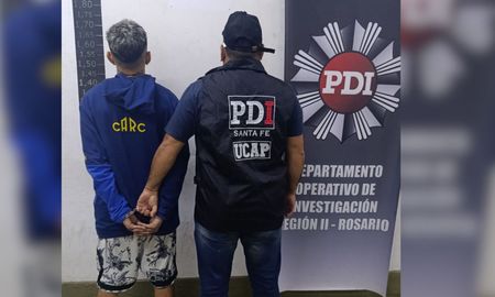 Alexis Emanuel Mendoza, alias “Chami”, fue detenido en Rosario el domingo. Alexis Emanuel Mendoza, alias “Chami”, fue detenido en Rosario el domingo.
