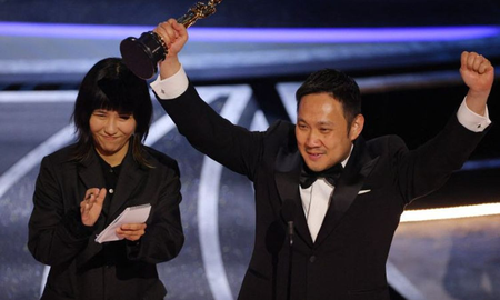 El drama es la quinta película japonesa que gana un Oscar, y la primera desde Okuribito de 2008. El drama es la quinta película japonesa que gana un Oscar, y la primera desde Okuribito de 2008.