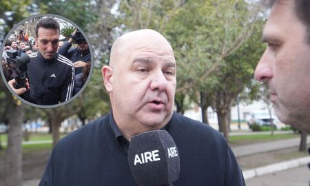El intendente de Pujato, Daniel Quacquarini, dialogó con el móvil de AIRE de Santa Fe tras la llegada de Lionel Scaloni al pueblo. El intendente de Pujato, Daniel Quacquarini, dialogó con el móvil de AIRE de Santa Fe tras la llegada de Lionel Scaloni al pueblo.