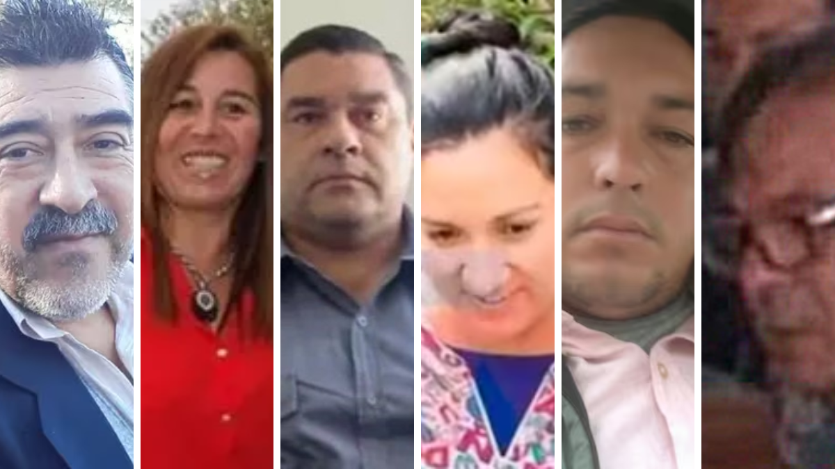 Los acusados de la desaparición de Loan. Los acusados de la desaparición de Loan.