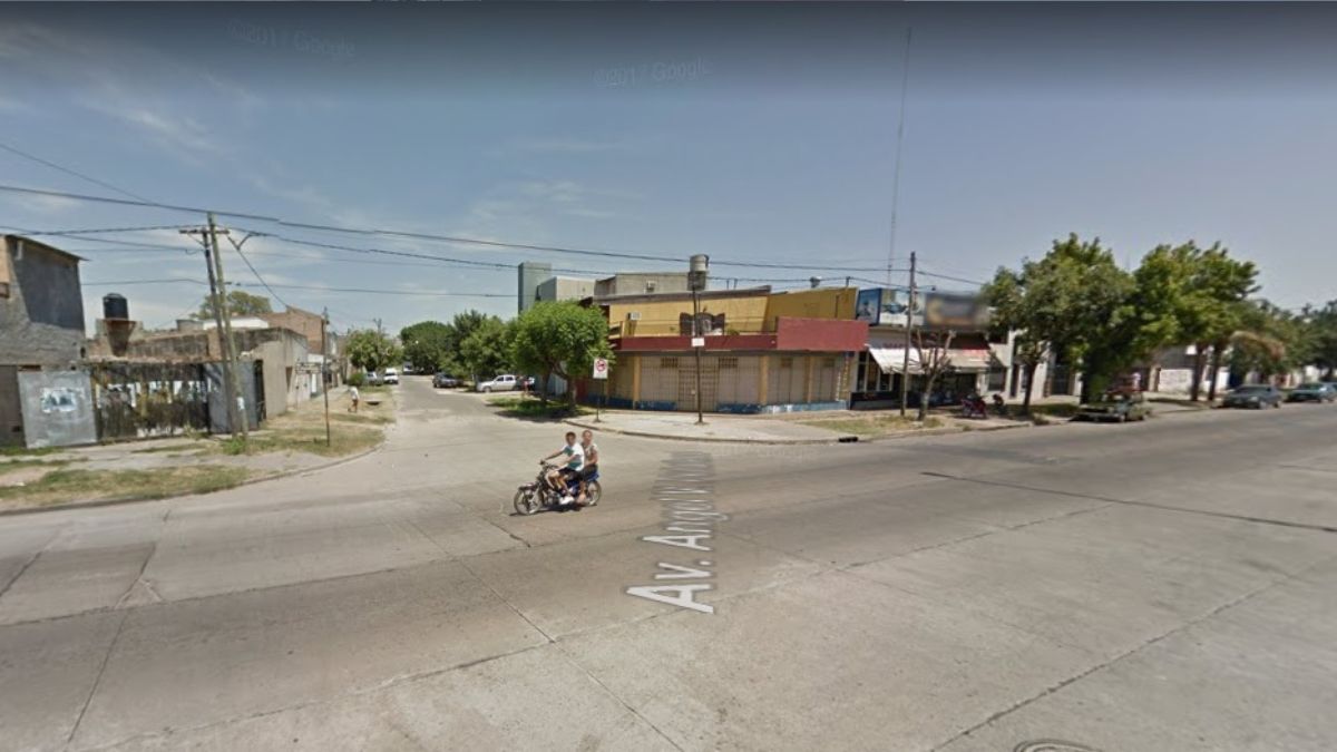 Avenida Peñaloza y Ruperto godoy: el lugar donde los jóvenes fueron interceptados.