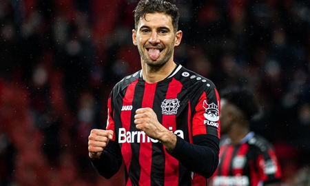 Lucas Alario, figura en el triunfo del Bayer Leverkusen Lucas Alario, figura en el triunfo del Bayer Leverkusen