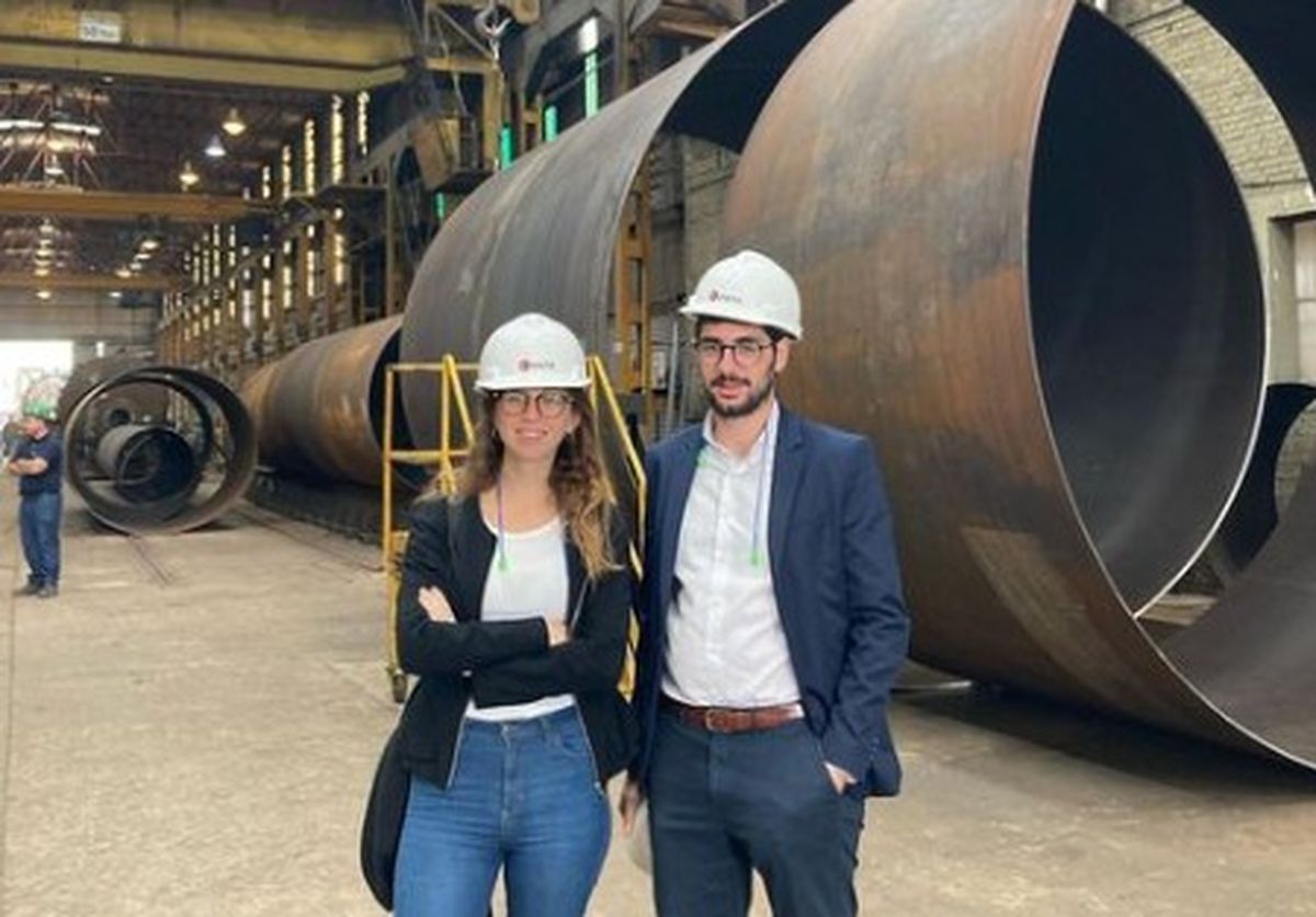 Sol González de Cap (FISFE) en la planta esperancina Gonella, justamente productora de estructuras de metal para la industria y la construcción, uno de los tres rubros que impulsó en alza el índice general de actividad. Sol González de Cap (FISFE) en la planta esperancina Gonella, justamente productora de estructuras de metal para la industria y la construcción, uno de los tres rubros que impulsó en alza el índice general de actividad.