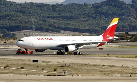 Un buitre abrió un agujero en un avión comercial antes de aterrizar en Barajas