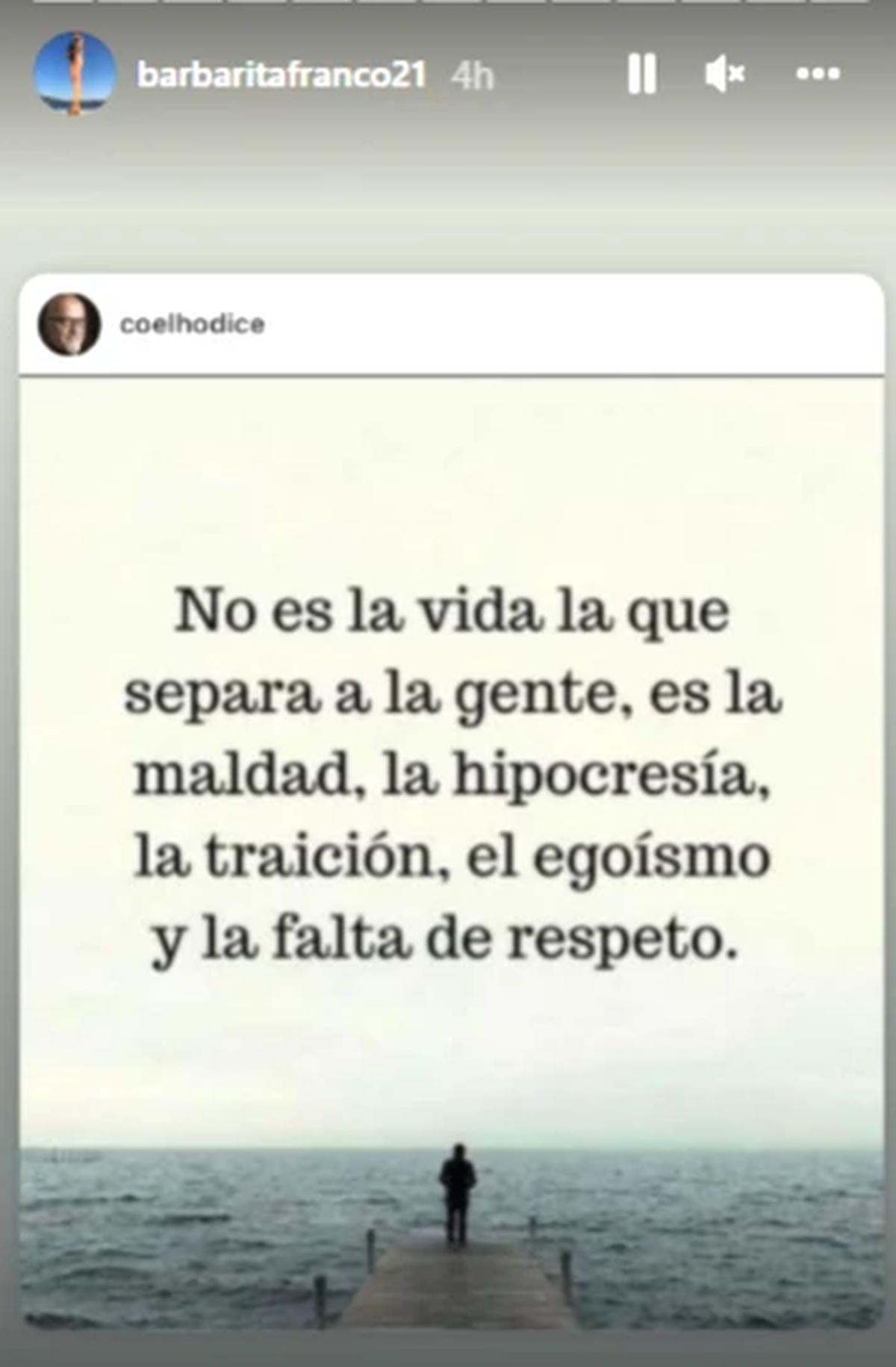 Barby Franco comparti&oacute; un texto de reflexi&oacute;n que gener&oacute; dudas sobre el futuro de su relaci&oacute;n con Fernando Burlando.