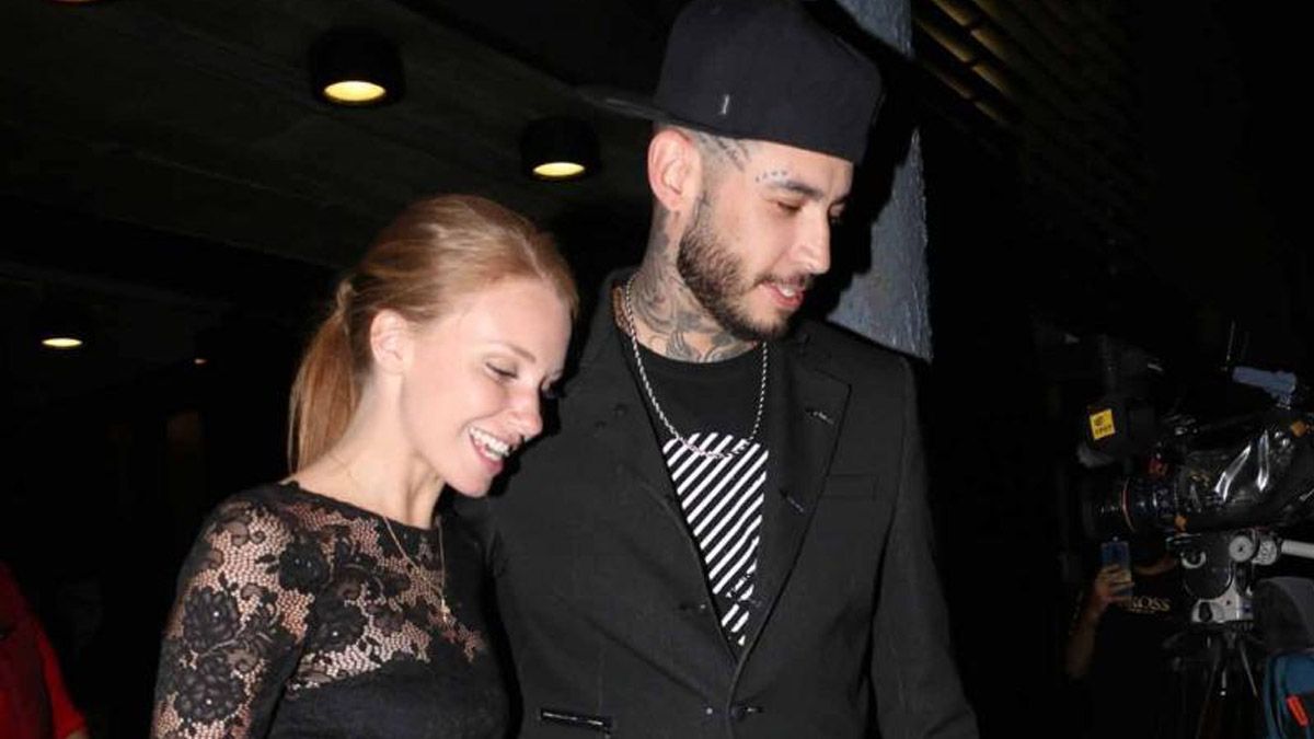 Ulises Bueno junto a su novia, Rocio Pardo