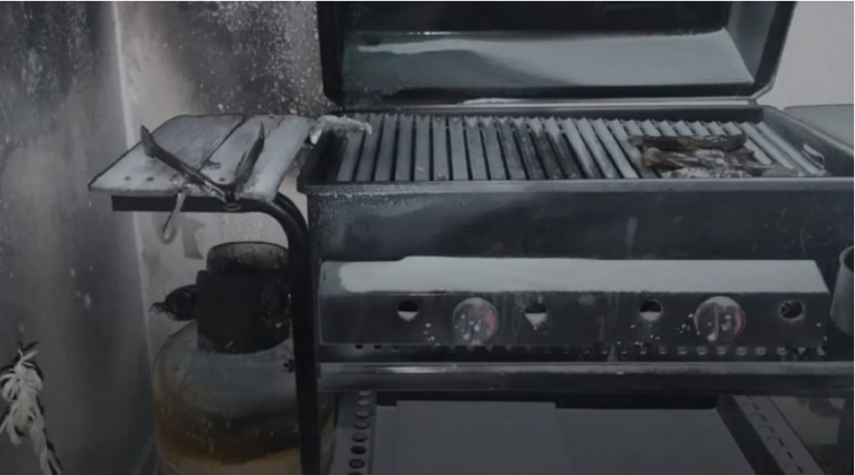 Murió un hombre mientras hacía un asado por la explosión de una garrafa de una parrilla en Mar del Plata.