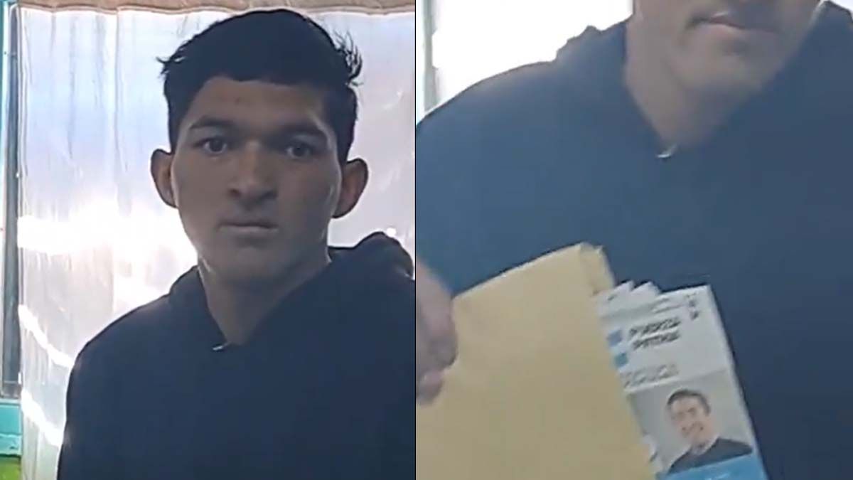 Un fiscal de La Libertad Avanza (LLA) fue detenido este mediodía en la zona norte de la provincia de Buenos Aires tras ser descubierto robando boletas del partido opositor.