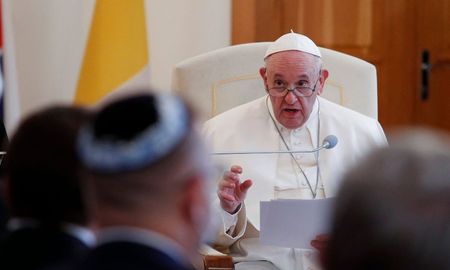 Francisco está en Eslovaquia como parte de su gira europea.