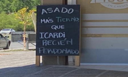 El desopilante cartel de una carnicería que se burló de Mauro Icardi El desopilante cartel de una carnicería que se burló de Mauro Icardi