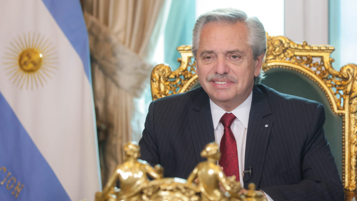 Alberto Fernández participó este martes