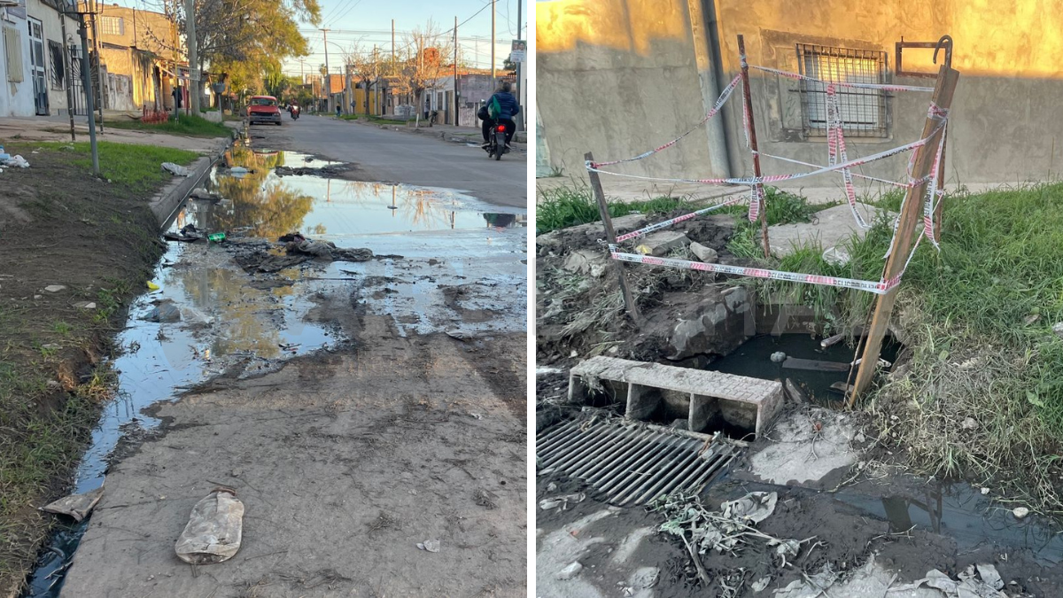 El mal estado del barrio preocupa a los vecinos de Santa Rosa de Lima.&nbsp;