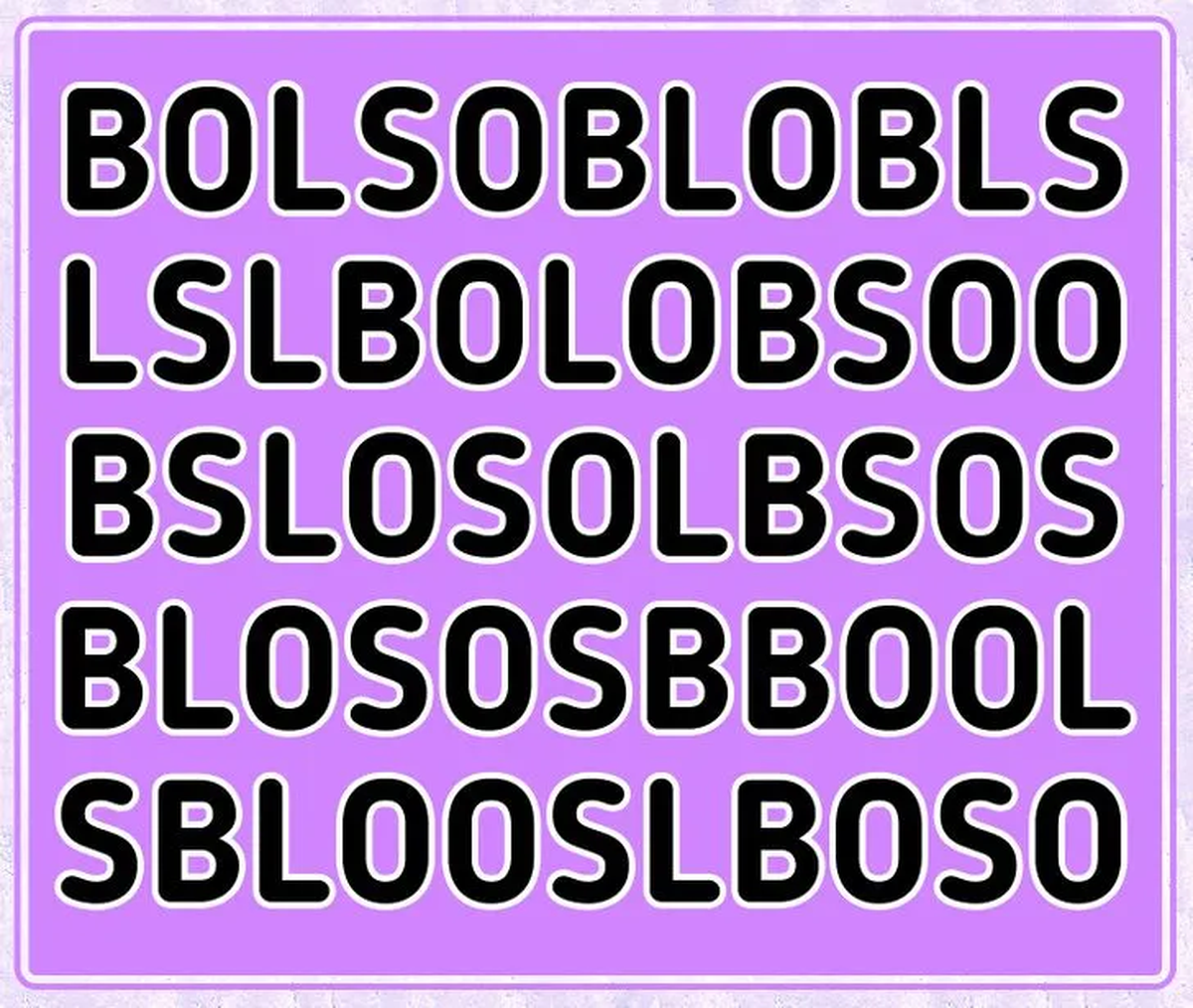 Reto visual: encontrá la palabra escondida en pocos segundos.