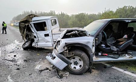El accidente se produjo en la Ruta Provincial 14, entre Bigand y Villa Mugueta. El accidente se produjo en la Ruta Provincial 14, entre Bigand y Villa Mugueta.