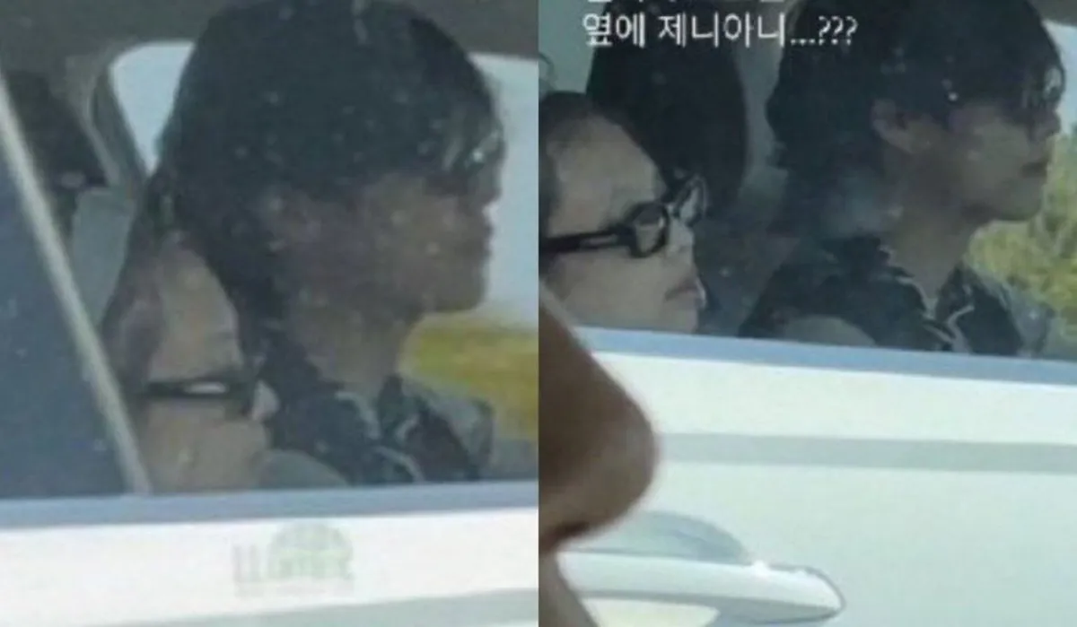 Jennie de BLACKPINK y V de BTS se vieron envueltos en rumores de citas, luego de que se viralizara en las redes sociales una imagen de ambos en la Isla de Jeju.
