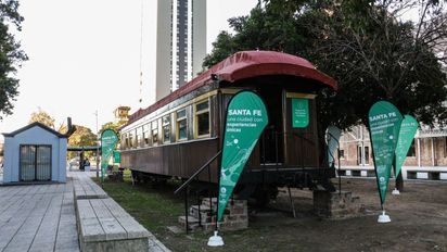 La Municipalidad de Santa Fe recuperó otro espacio: pusieron en valor el vagón del Molino Franchino