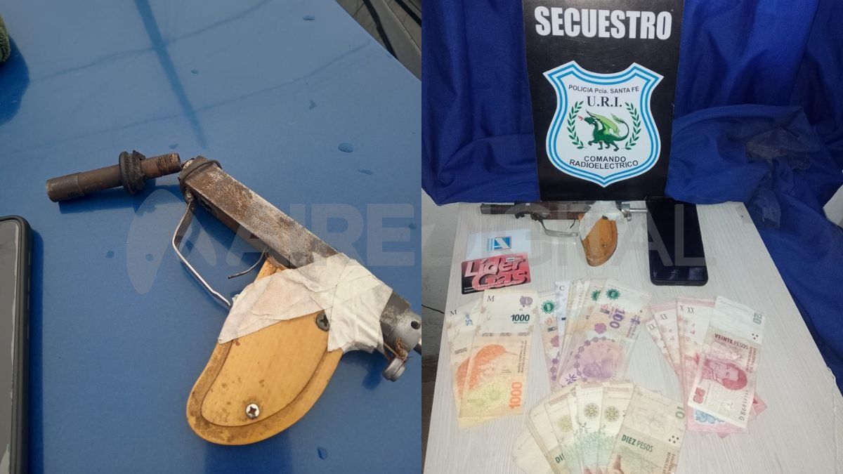 Al delincuente le secuestraron una tumbera, el celular y el dinero robado al taxista. Al delincuente le secuestraron una tumbera, el celular y el dinero robado al taxista.