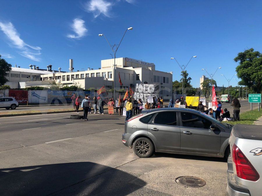 El corte de tránsito fue parcial pero de igual modo ocasionó inconvenientes en el tránsito que se replicaron en el macro y microcentro.