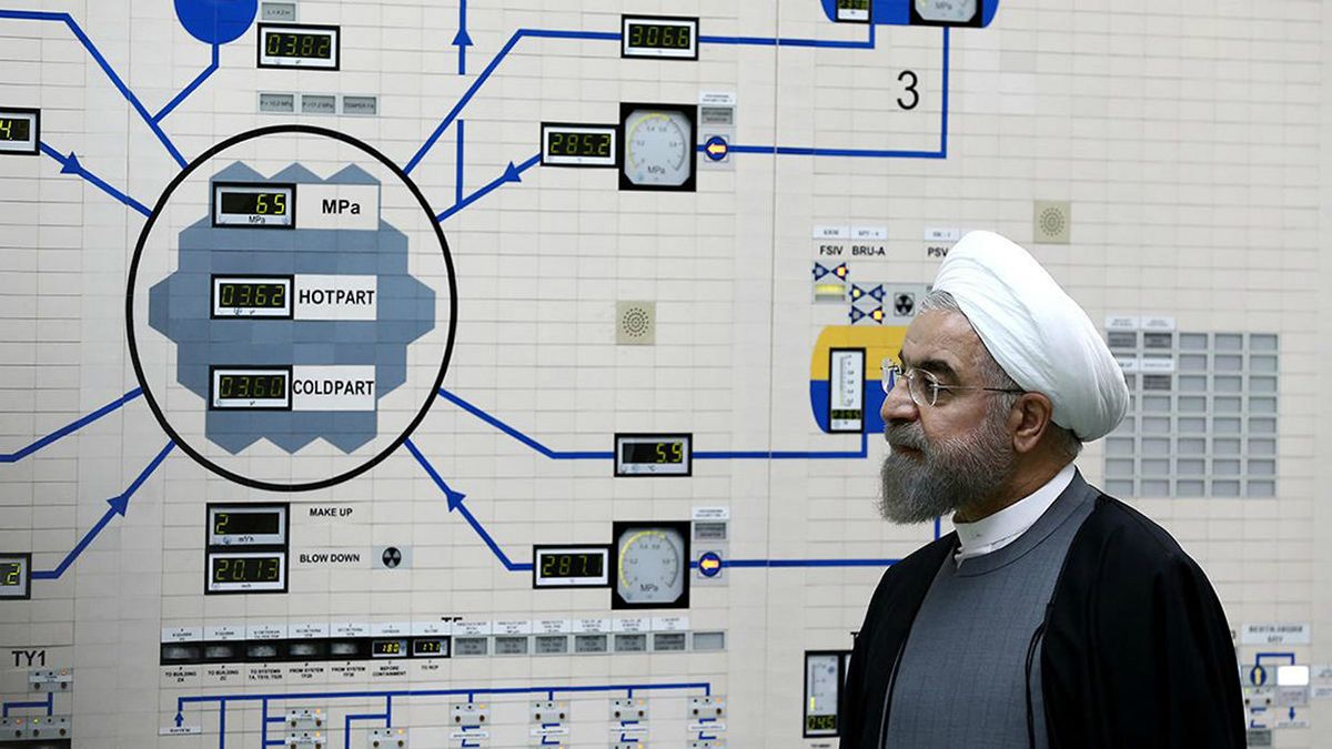 Fotografía publicada por el sitio web oficial del presidente iraní