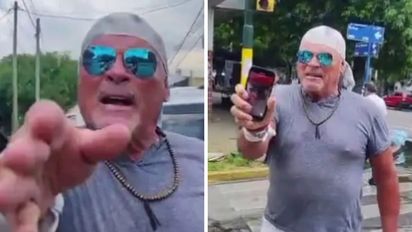 Alfa de Gran Hermano protagonizó un violento cruce en plena calle tras ser acusado de chocar a una moto