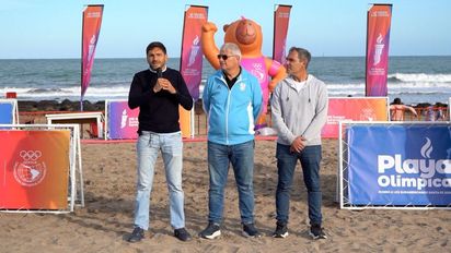 Arrancó en Mar del Plata la Playa Olímpica rumbo a los Juegos Suramericanos: 