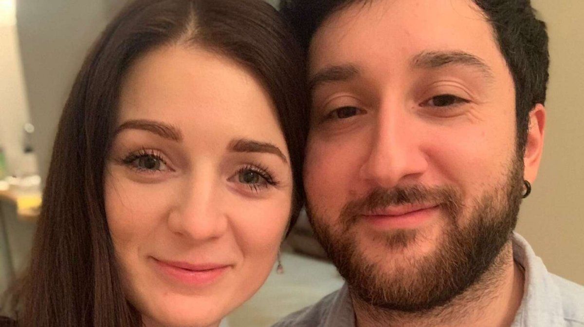 Martin conoció a Kateryna en Ucrania y el martes 15 se fueron juntos hacia Polonia.