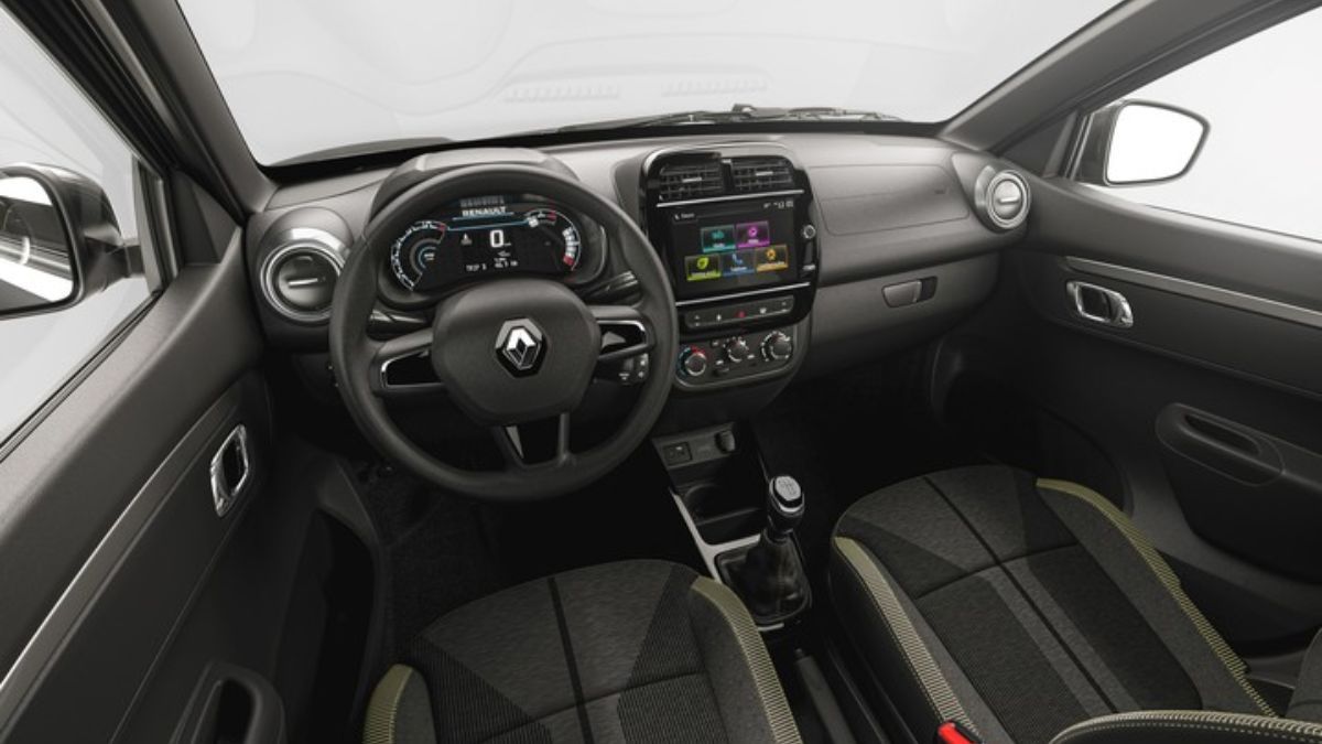 El interior del Kwid 2025 suma tecnología que mejora frente al modelo anterior. El interior del Kwid 2025 suma tecnología que mejora frente al modelo anterior.