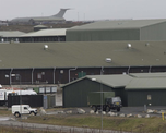 El comunicador registró las imágenes frente a las instalaciones británicas en las Islas Malvinas.