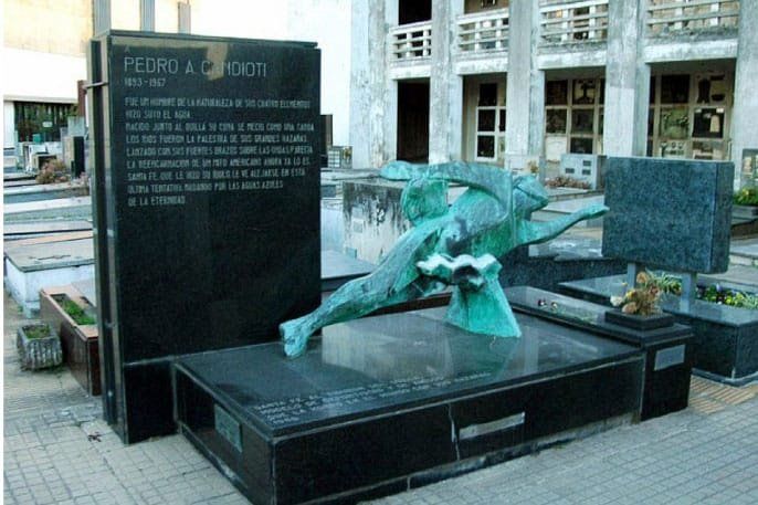 Candioti nos dejó el miércoles 20 de diciembre de 1967, a los 74 años. Fue velado en el Club Náutico El Quillá y, tras un responso en su memoria que se ofició en el convento de San Francisco, sus restos fueron sepultados en el cementerio Municipal de esta capital, donde se erigió una escultura en su honor. Desde febrero de 1995, a su lado se encuentra la tumba de otro magnífico deportista de nuestra provincia: Carlos Monzón.