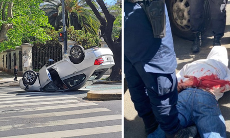 Una persecución policial se desató en La Plata cuando dos delincuentes intentaron asaltar a un camionero. Una persecución policial se desató en La Plata cuando dos delincuentes intentaron asaltar a un camionero.