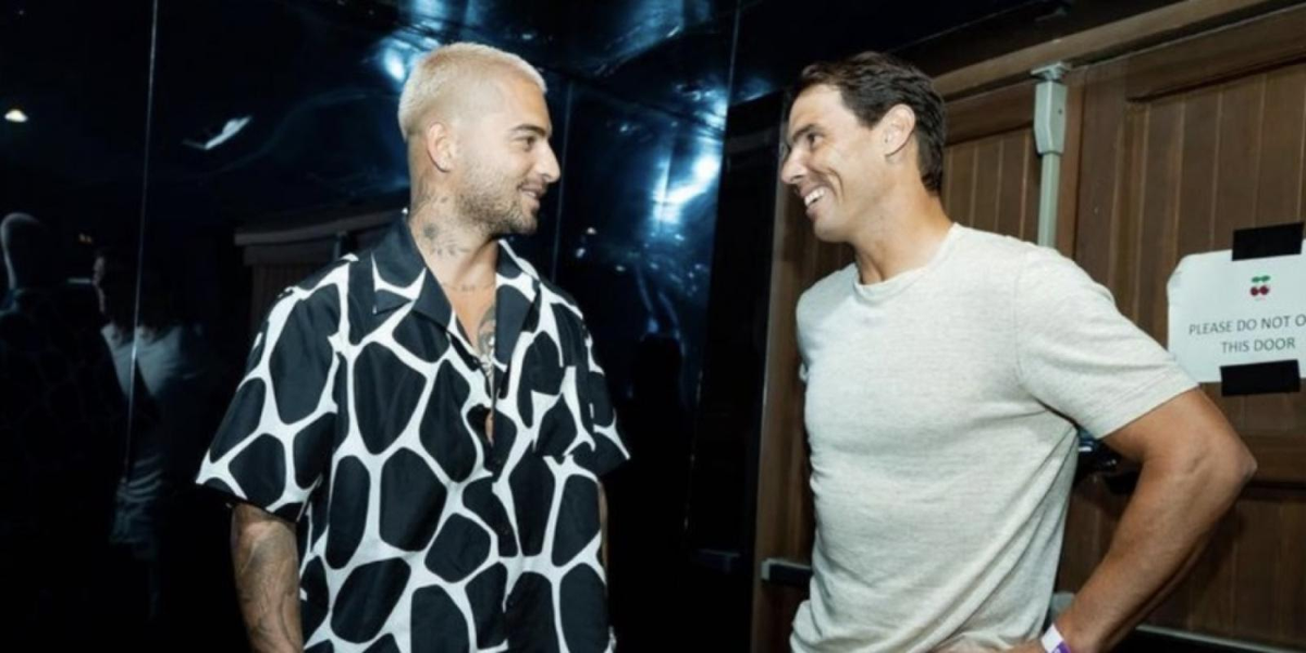 Rafael Nadal y el baile viral: su perreo intenso en un recital de Maluma
